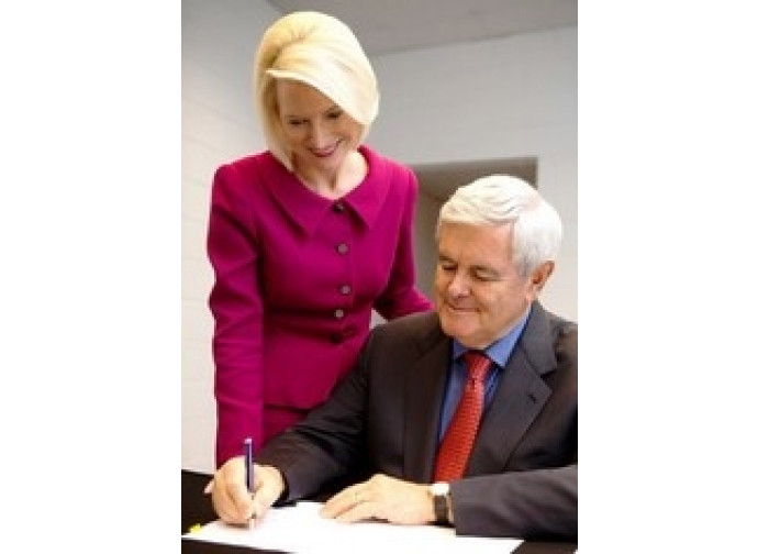 Newt Gingrich e la moglie Callista